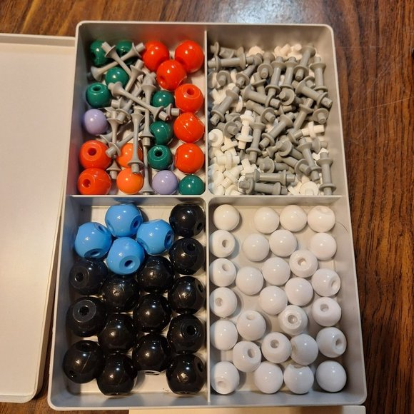 Molecular Model Set For Organic Chemistry Molymod Allyn Bacon 80s School Study - Picture 3 of 7